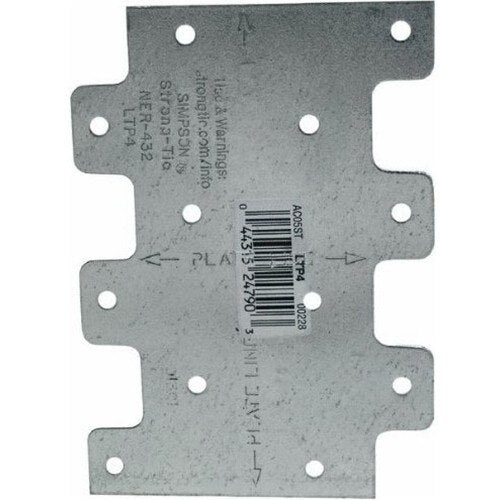 Simpson Strong-Tie LTP4Z (3 in. x 4-1/4 in.) Lateral Tie Plate for Shear Force Transfer