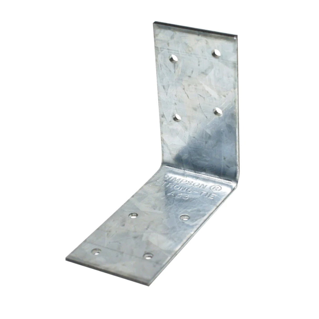 Simpson Strong-Tie A33 (3" x 3" x 1-1/2") 12Ga Galvanized A Angle for Wood Applications