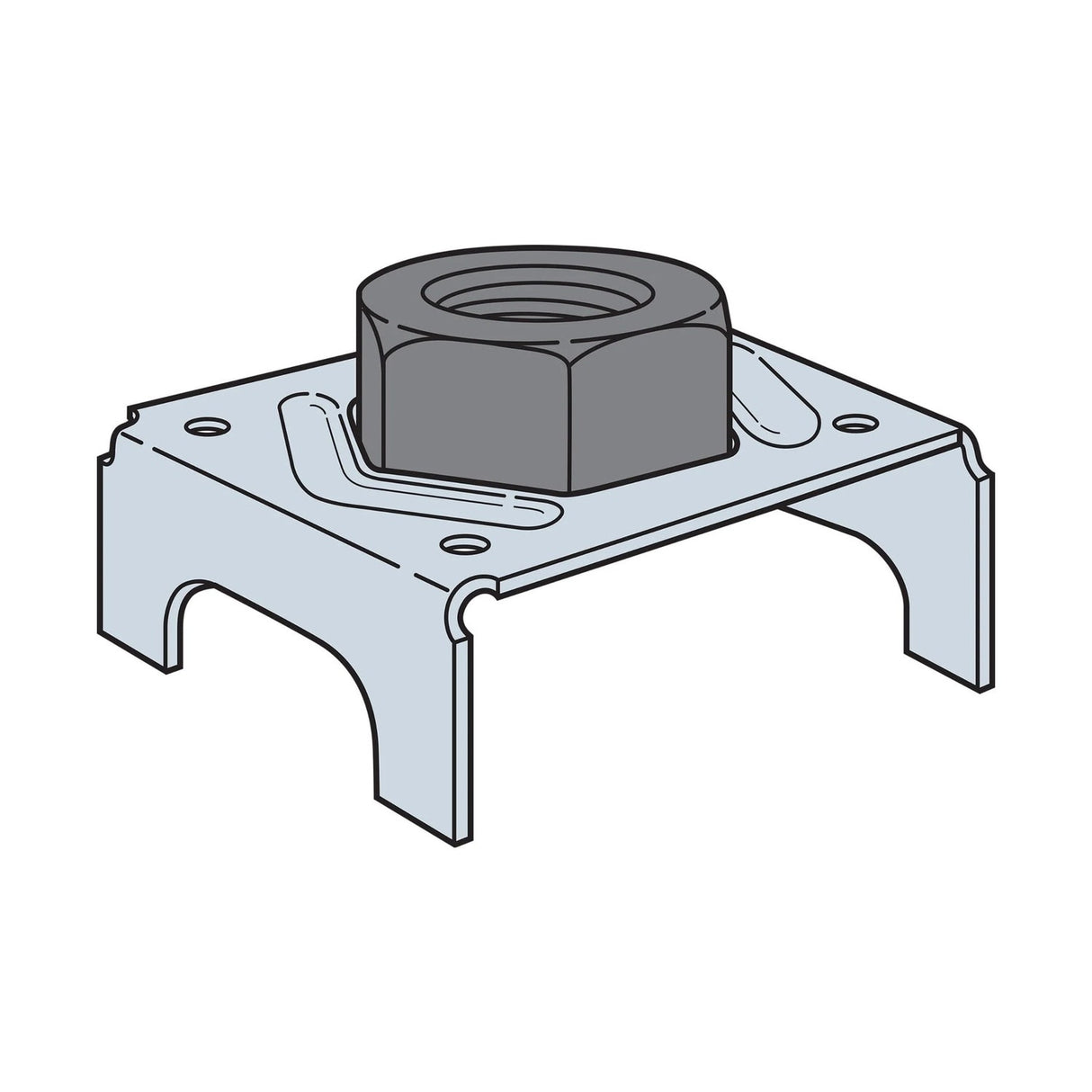 Simpson Strong-Tie ABL10-1-OST Anchor Bolt Locator for 1-1/4" Anchor Bolt - 3