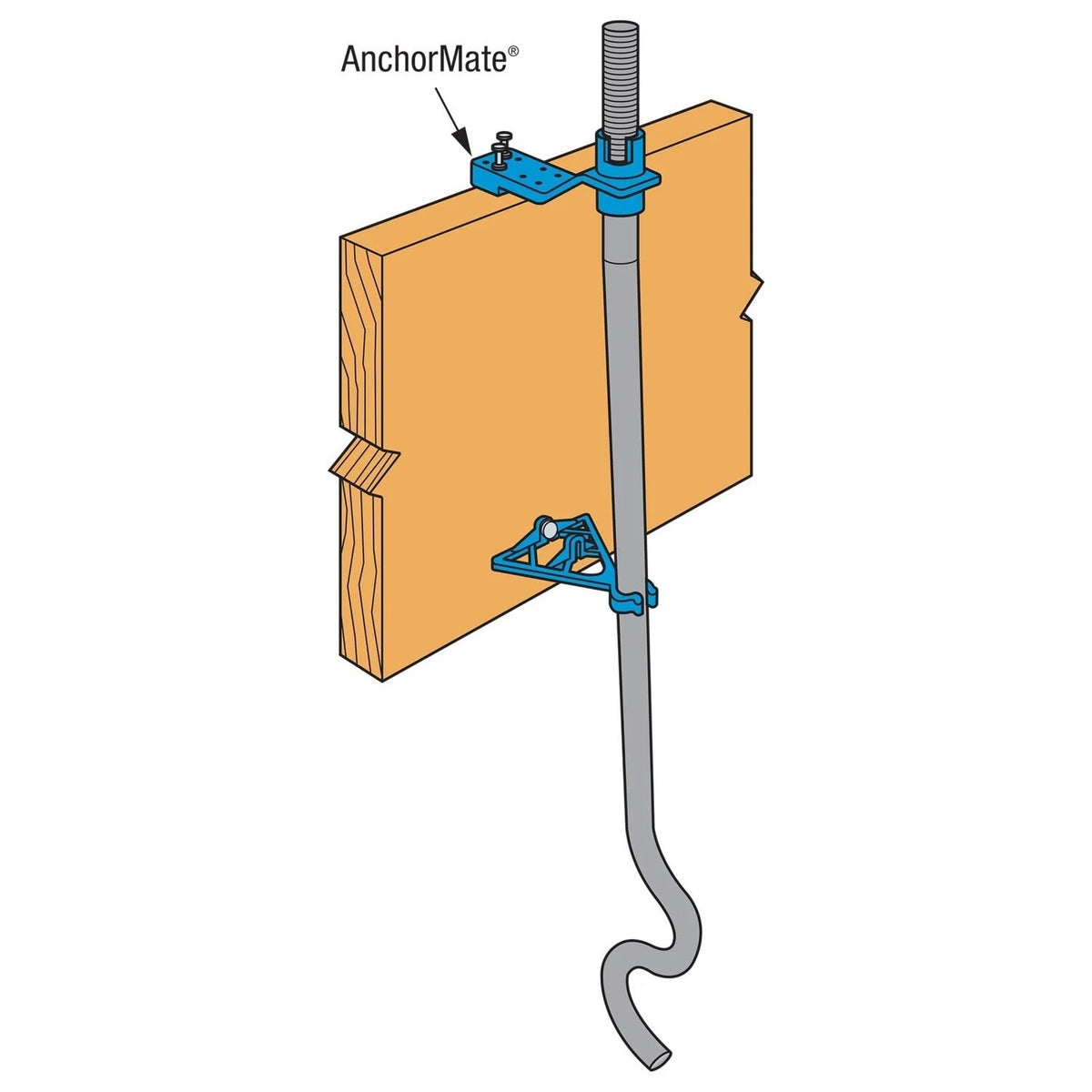 Simpson Strong-Tie ABS5/8 Anchor Bolt Stabilizer for 5/8" Anchor Bolts - 2