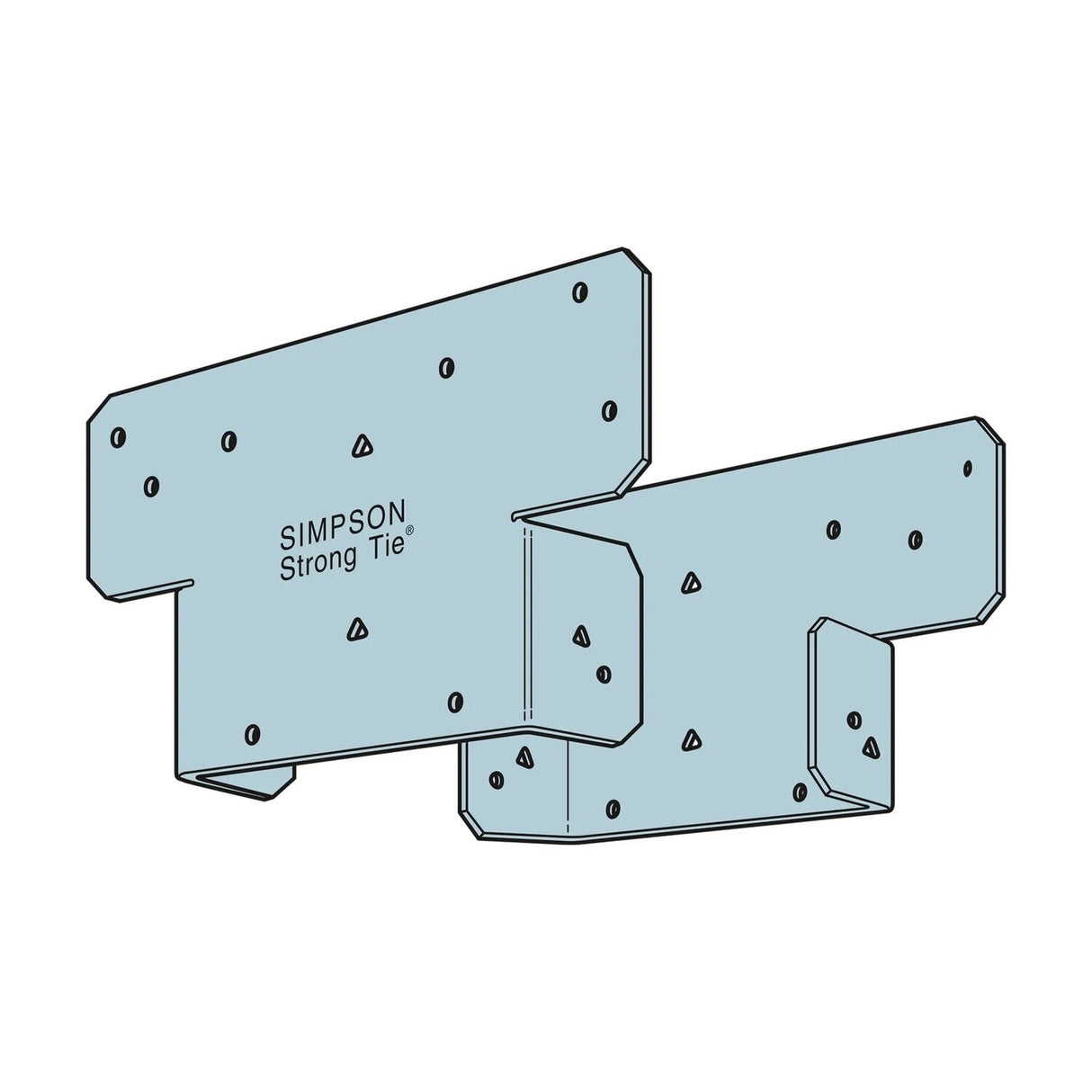 Simpson Strong-Tie AC6SS (5-1/2" x 8-1/2") 18ga AC Stainless Steel Adjustable Post Cap - 4