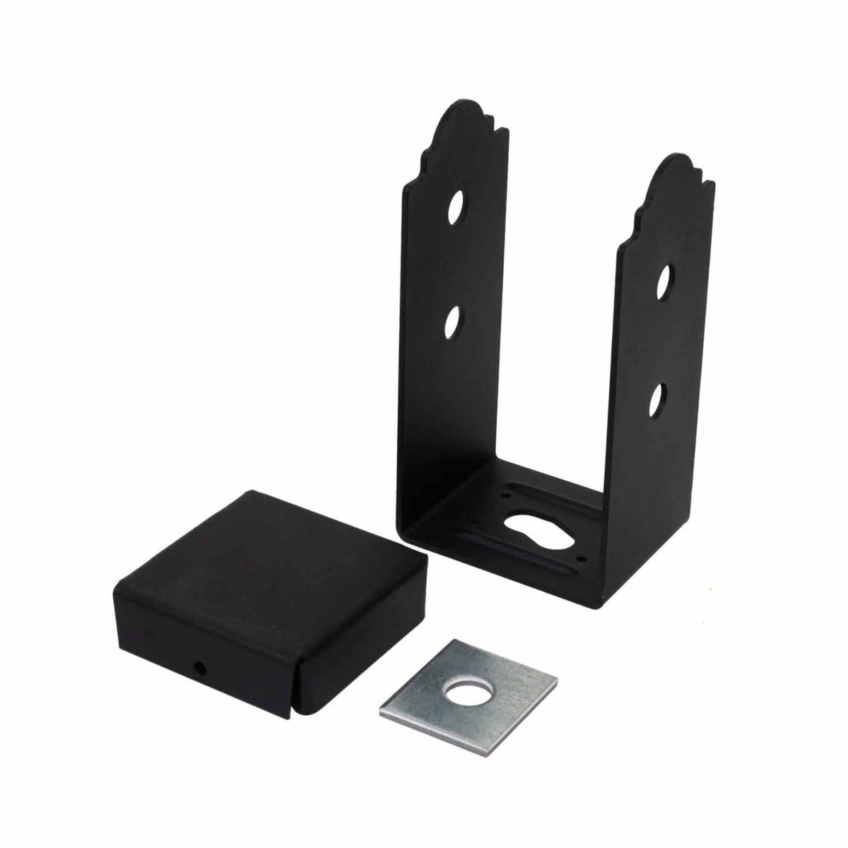 Simpson Strong-Tie APB44R (4" x 4" Rough) APB Outdoor Accents Adjustable Post Base - Black Powder Coated - 2