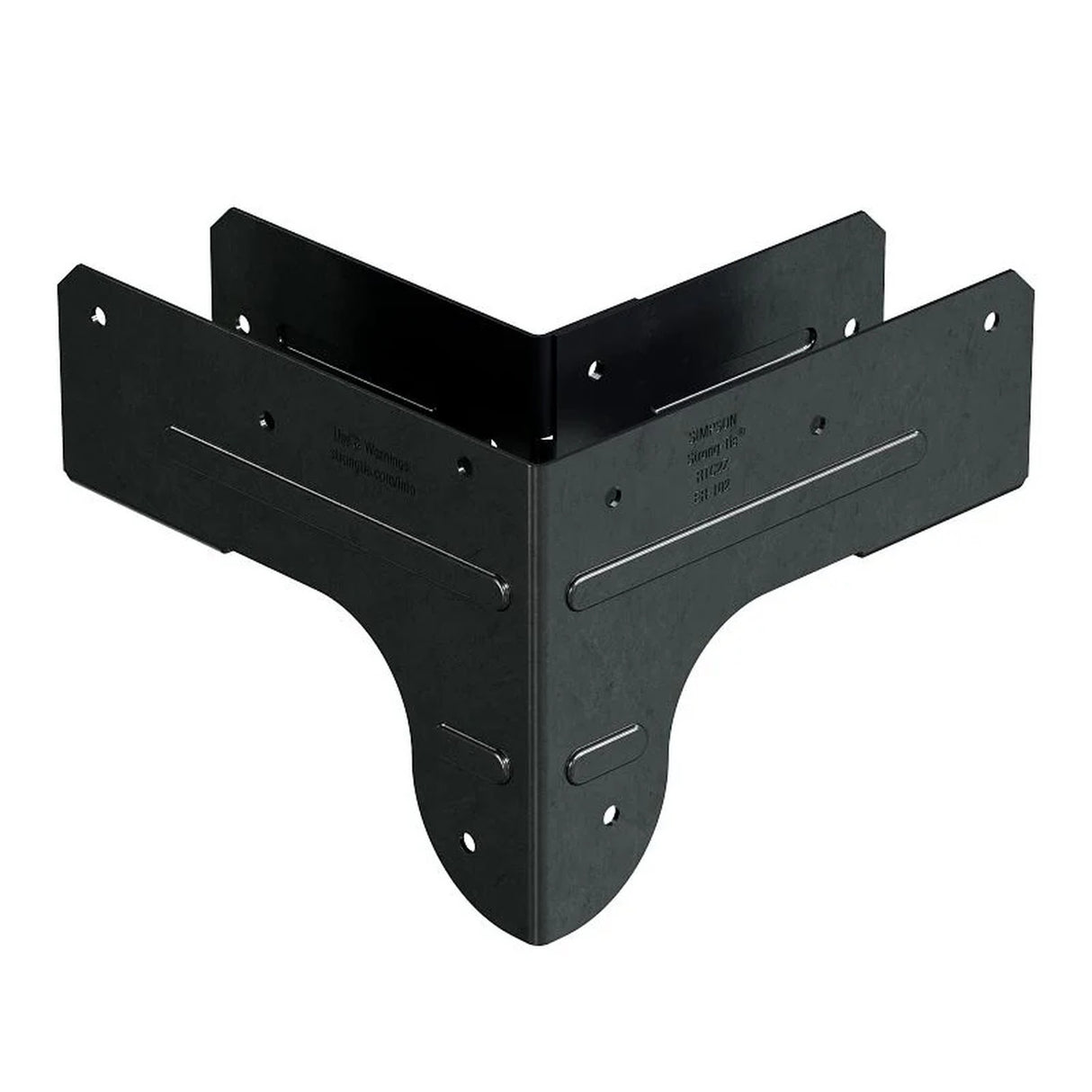 Simpson Strong-Tie APRTC2 (2x Joist, 2x4 Post) Outdoor Accents ZMAX Black Rigid Tie Corner Connector