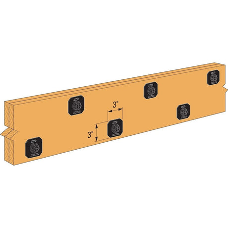 Simpson Strong-Tie APVDW56 Avant Decorative Washer - Black Powder-Coated Finish - 3