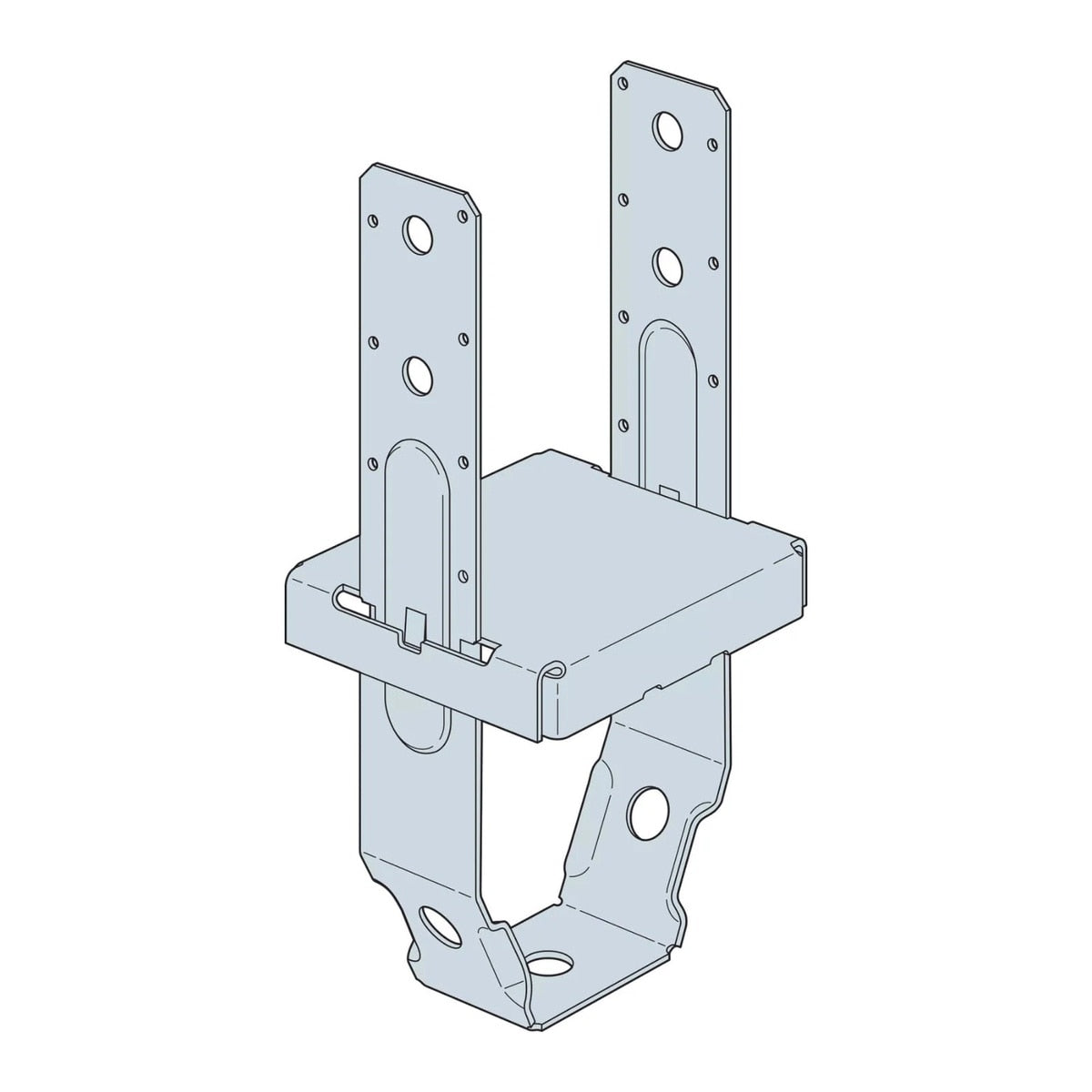 Simpson Strong-Tie PBST66Z 6x6 Post Base Standoff ZMAX Corrosion Resistant - 2