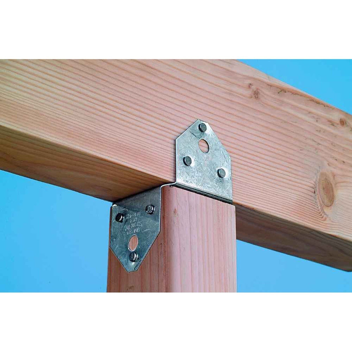 Simpson Strong-Tie BC4 (4x) 18 Gauge Galvanized Post Cap - 4