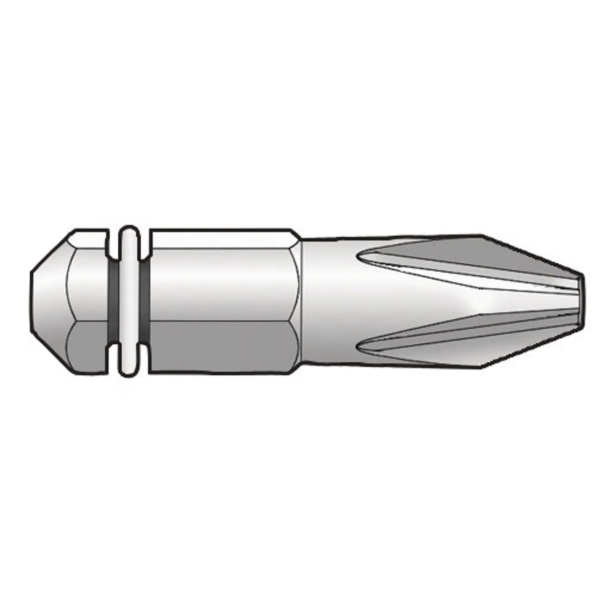 Simpson Strong-Tie BIT2P-RC3 Quik Drive (#2) Phillips-Drive Bit (3 Pack)