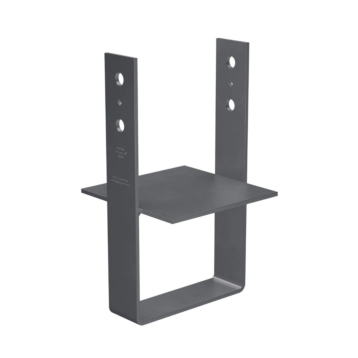 Simpson Strong-Tie CB1010 (10" x 10") Column Base, Gray Painted