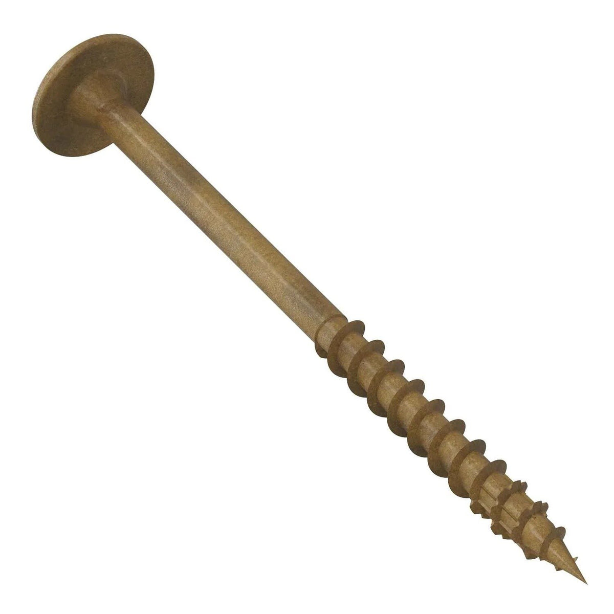 Simpson Strong-Tie CBT08212R200 (#8 x 2-1/2") T20 Wafer-Head Construction Screw Tan Quik Guard Coating (200 Pack) - 2