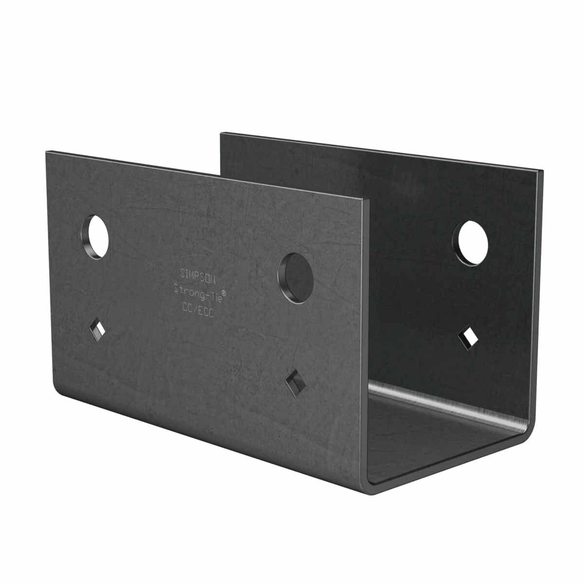 Simpson Strong-Tie CCO4 (4") Column Cap for 4x Beam, 4" Height - Heavy-Duty Steel, Strapless Design - 2
