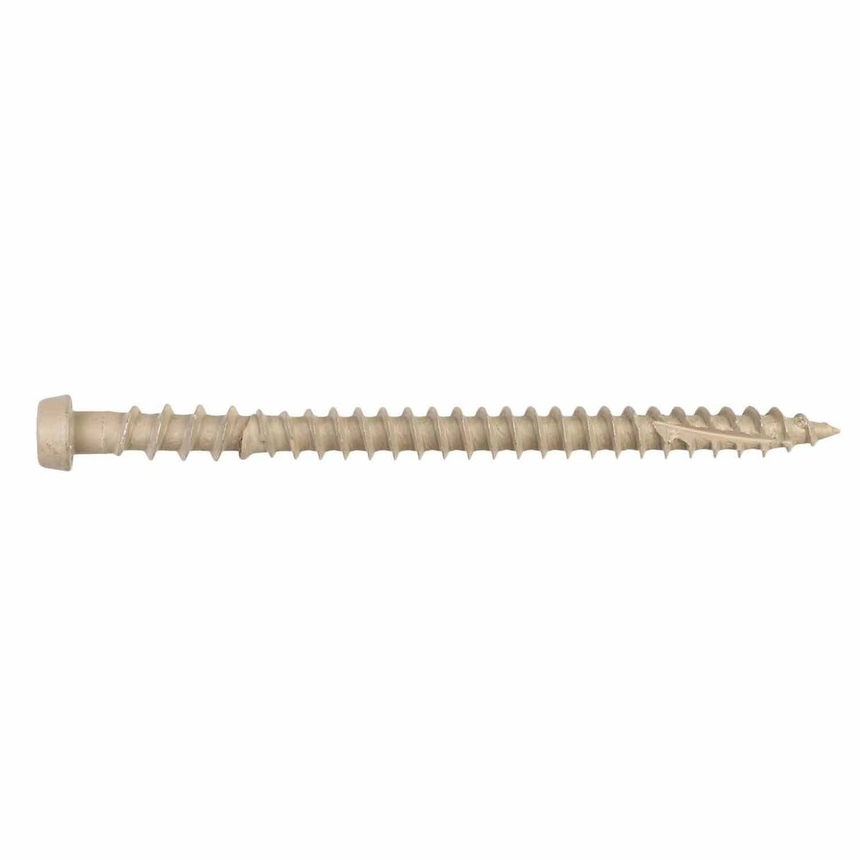 Simpson Strong-Tie DCU234TN02R70 Deck-Drive (#10 x 2-3/4") T20 DCU Quik Guard Composite Collated Screw, Tan 02 (70 Pack)