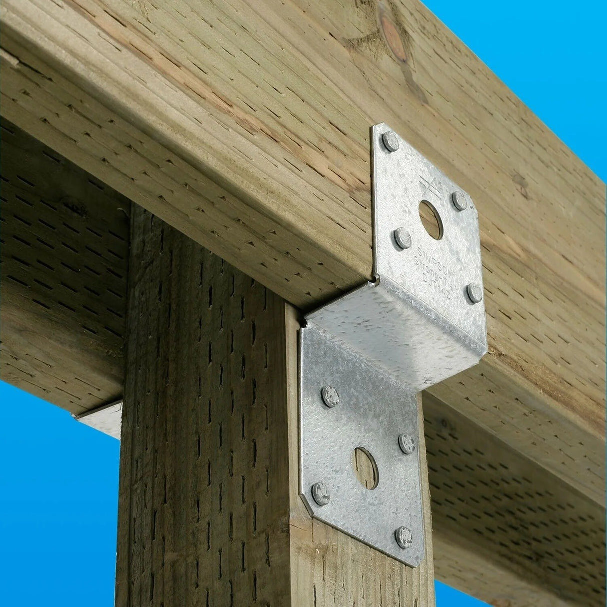 Simpson Strong-Tie DJT14Z Deck Joist Tie - ZMAX Finish for 2x Deck Joists - 2