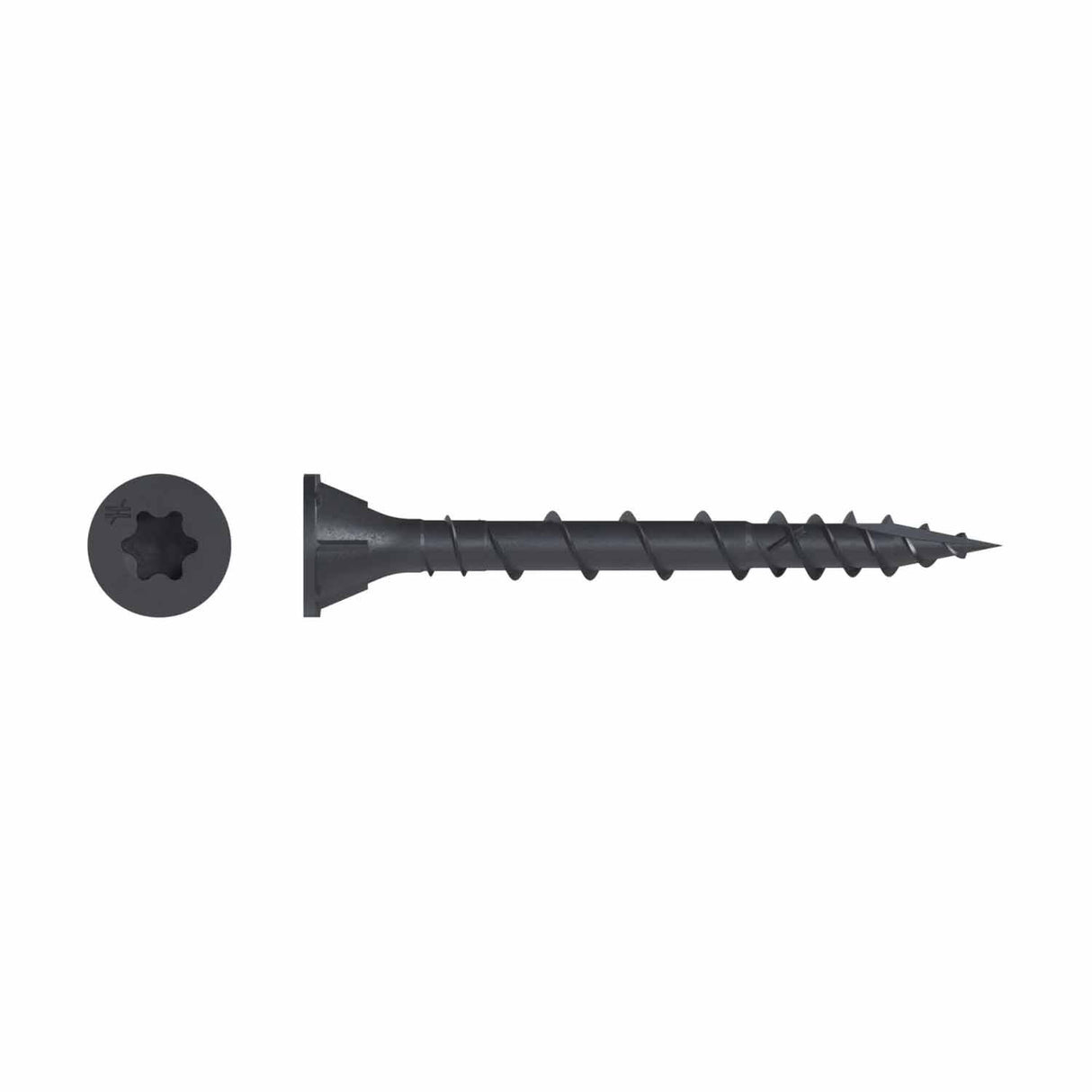 Simpson Strong-Tie DSVBK3R70 Deck-Drive (#10 x 3") DSV Wood Screw Flat Head Quik Guard, Black (70 Pack)