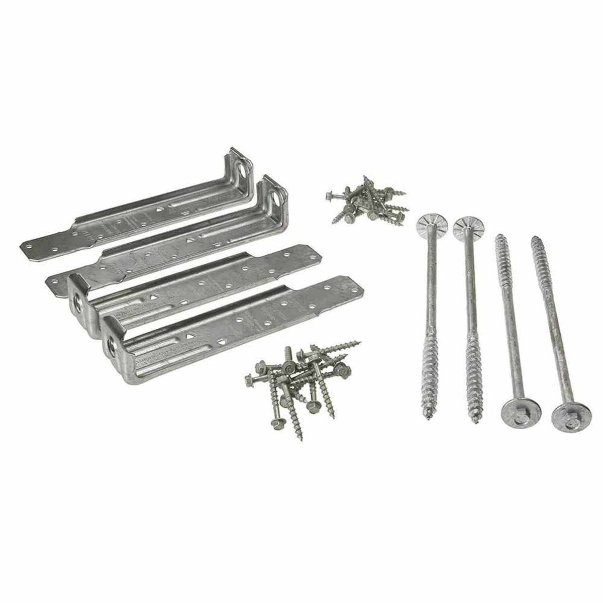 Simpson Strong-Tie DTT1Z-KT (1-1/2" x 7-1/8") 14 Gauge Deck Tension Tie - ZMAX Finish (4 Pack)
