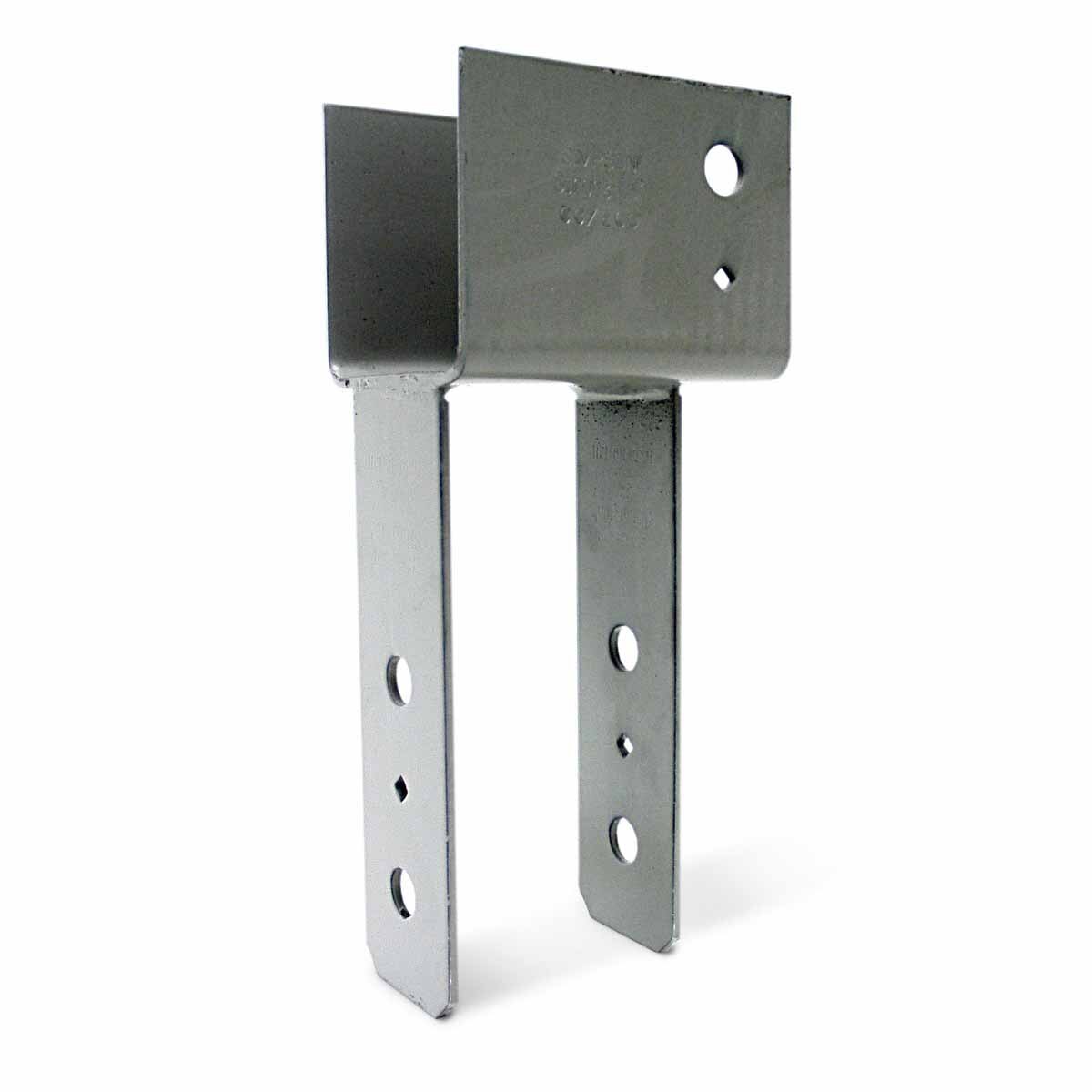 Simpson ECC5 1/4-8 Strong-Tie End Column Cap for 5-1/8" Beam and 8x Post - Heavy-Duty Steel, Gray Paint