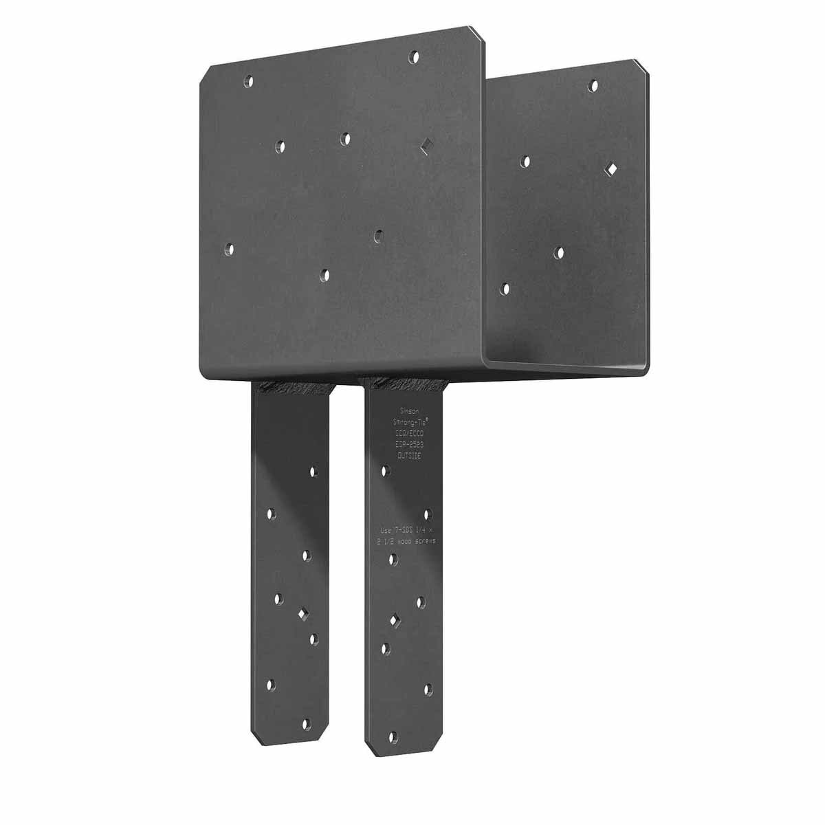 Simpson Strong-Tie ECCQ64HDG-SDS (6x Beam, 4x Post) Quick Install HDG End Column Cap with SDS Screws