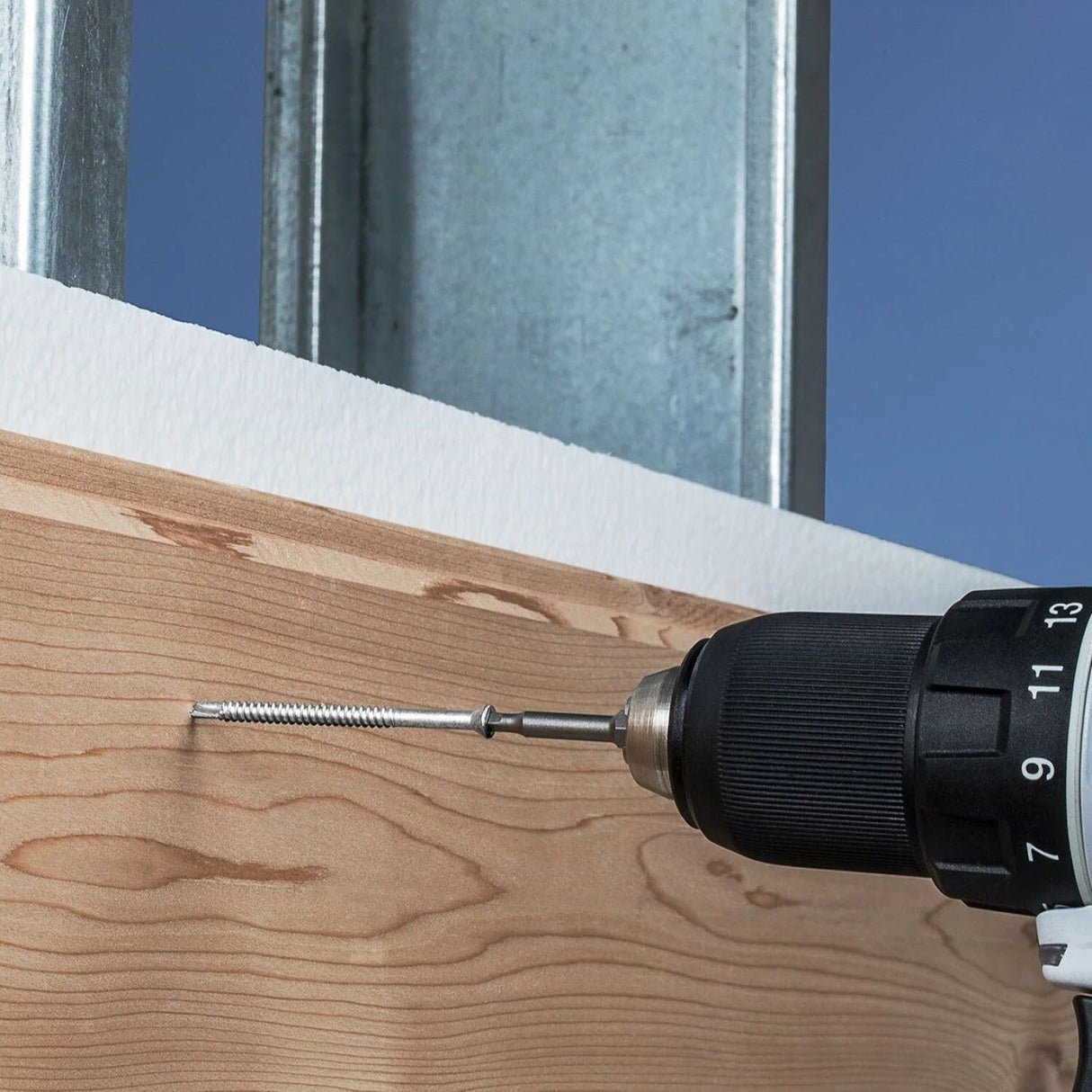 Simpson Strong-Tie F07T225TDM Self-Drilling Siding Screw for Wood and Metal (1000 Pack) - 2