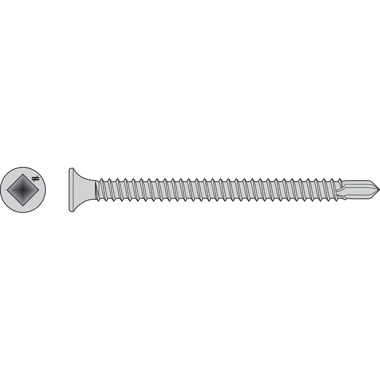 Simpson Strong-Tie F10T250BDC Self-Drilling Bugle-Head Screw (100 Pack)