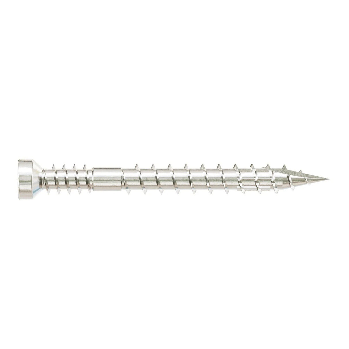 Simpson Strong-Tie FT07112T100 (#7 x 1-1/2") Finish Trim Screw Trim-Head Type 316 Stainless Steel (100 Pack)