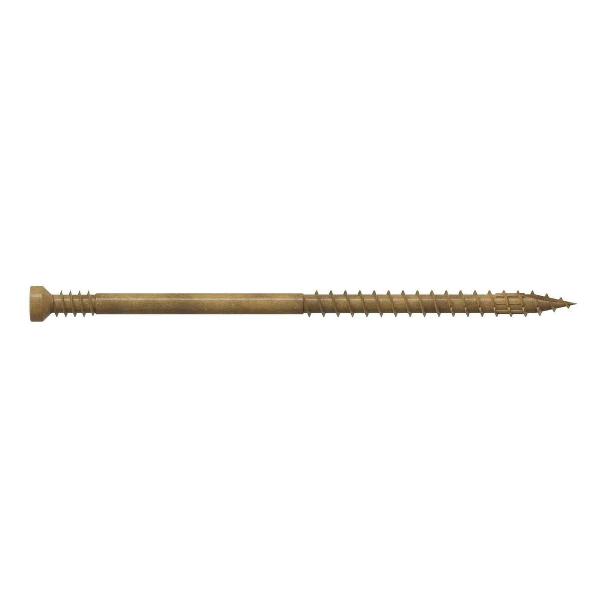 Simpson Strong-Tie FT07300R300 (#7 x 3") Finish Trim Screw Trim-Head Quik Guard Tan (300 Pack)