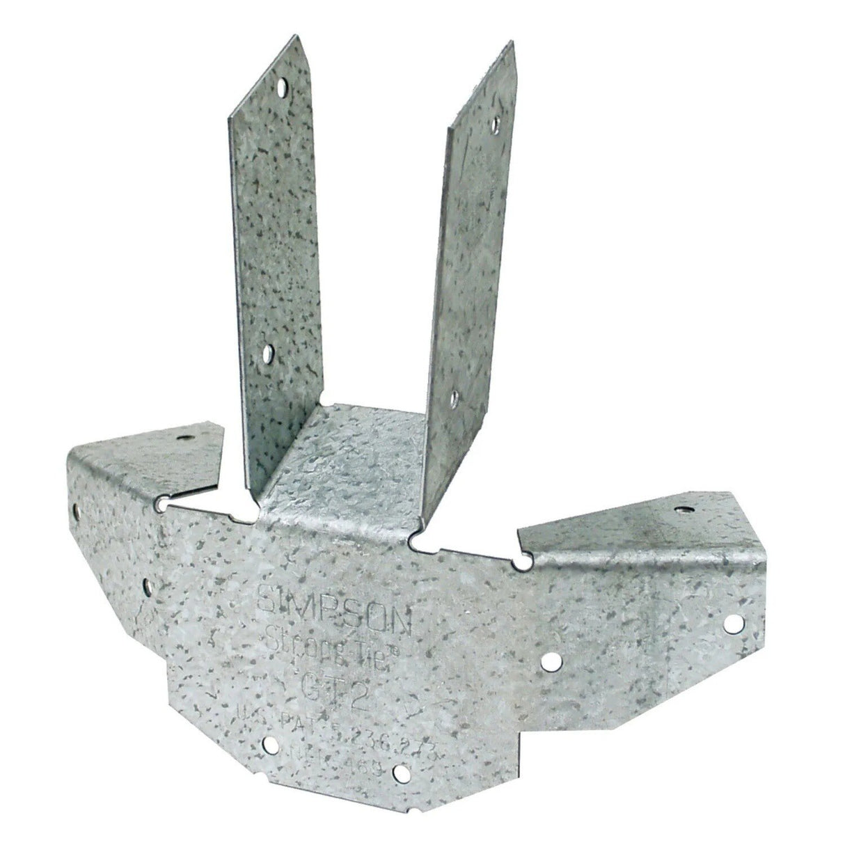 Simpson Strong-Tie GT2Z (16-Gauge) Gazebo Tie - ZMAX Finish