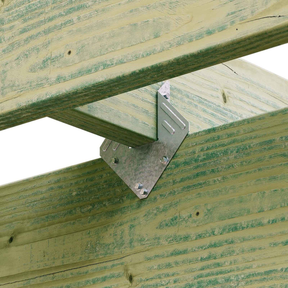 Simpson Strong-Tie H1A (18-Gauge) Hurricane Tie - G90 Zinc Galvanized for High-Wind Construction - 2