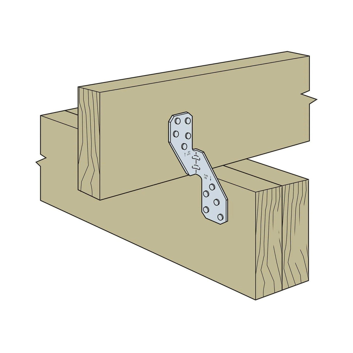 Simpson Strong-Tie H2.5ASS (1-3/8" x 6" 18-Gauge) Hurricane Tie Stainless Steel for Wood Construction - 9