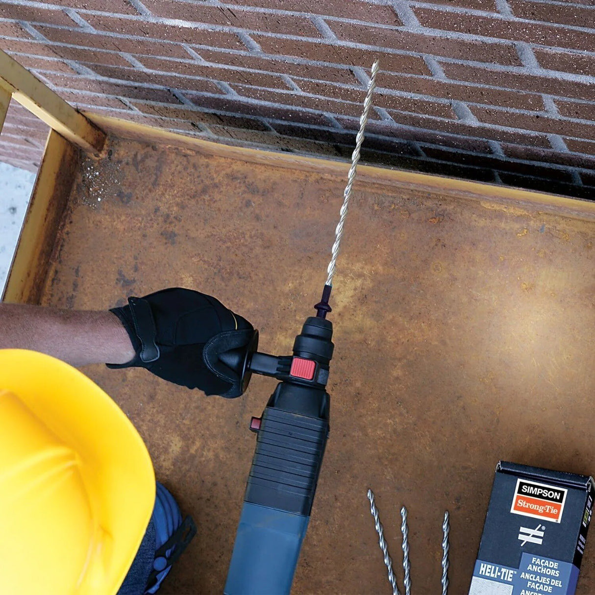 Simpson Strong-Tie HELI371000A (3/8" x 10") Heli-Tie Helical Wall Tie (50 Pack) - 4