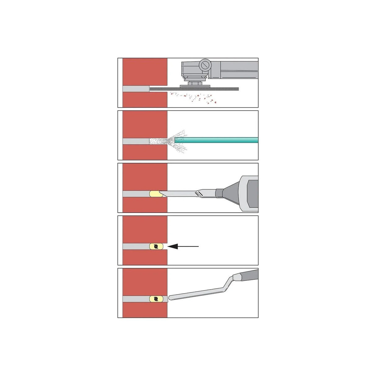Simpson Strong-Tie HELIST254000 (1/4" x 40") Heli-Tie Helical Stitching Tie (10 Pack) - 2