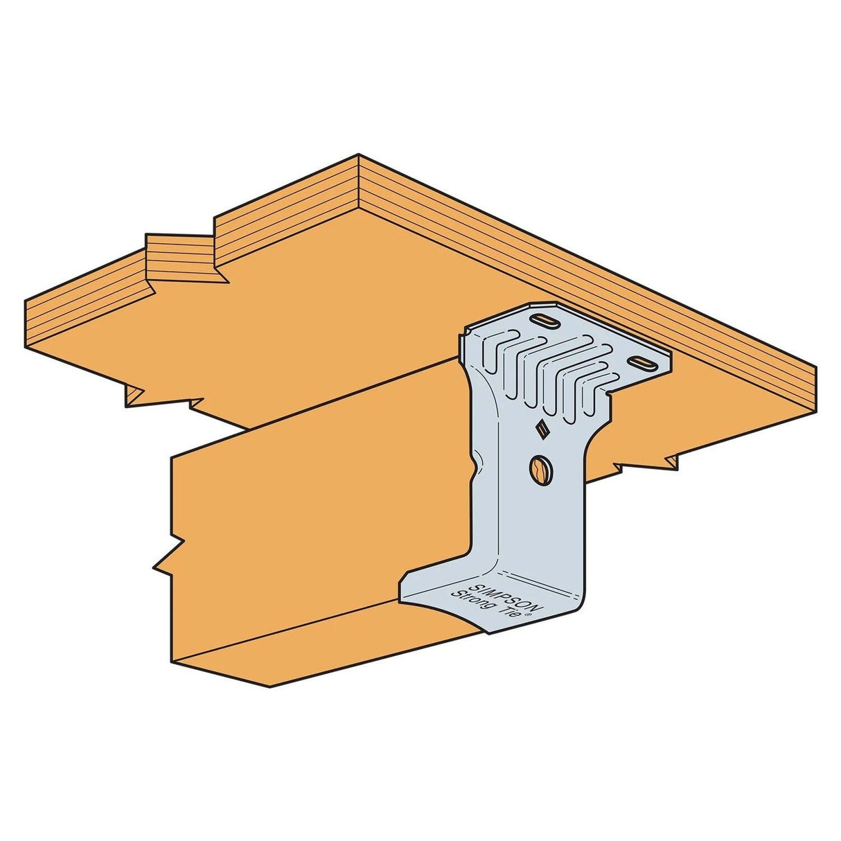 Simpson Strong-Tie HF24N (2" x 4") Panelized Construction Hanger G90 Galvanized - 2