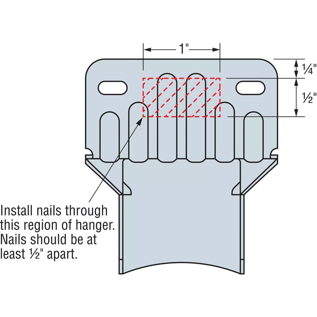 Simpson Strong-Tie HF24N (2" x 4") Panelized Construction Hanger G90 Galvanized - 4