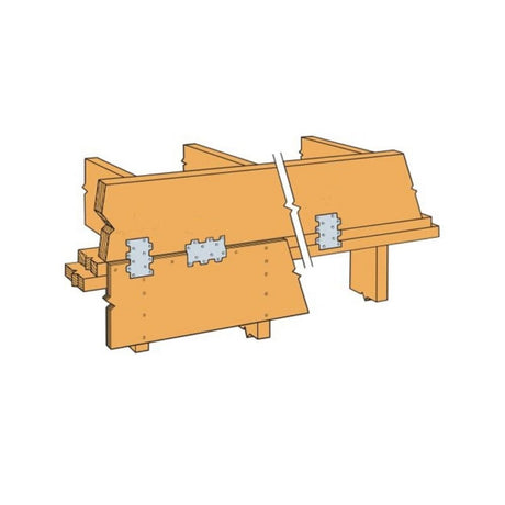 Simpson Strong-Tie LTP4 (3 in. x 4-1/4 in.) Galvanized Lateral Tie Plate for Shear Forces - 2