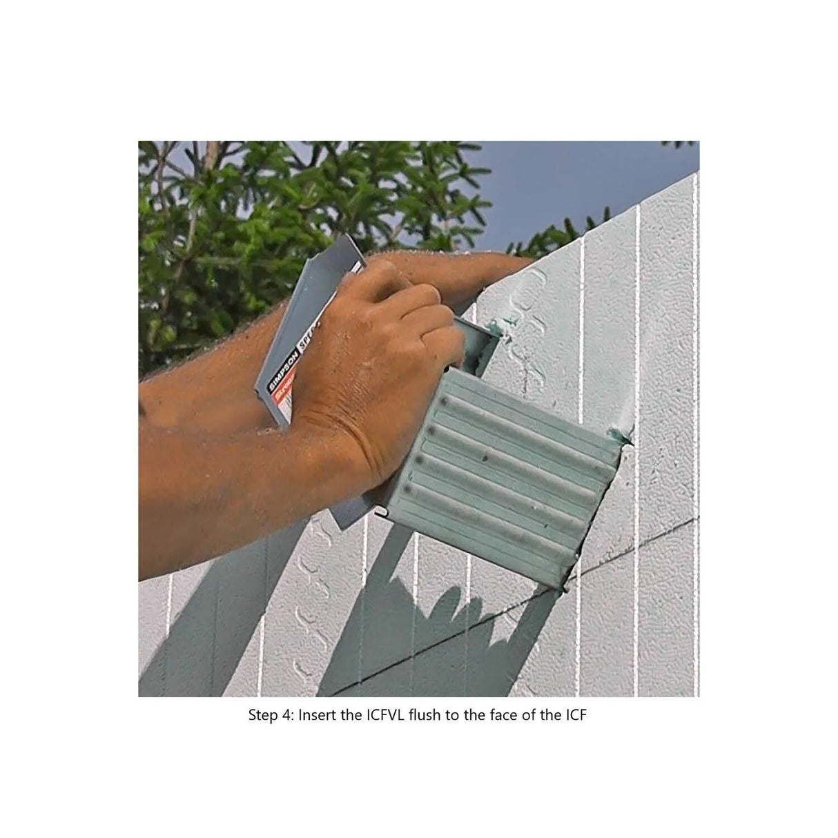 Simpson Strong-Tie ICFVL8 Ledger Connector with 8-inch Legs - 7