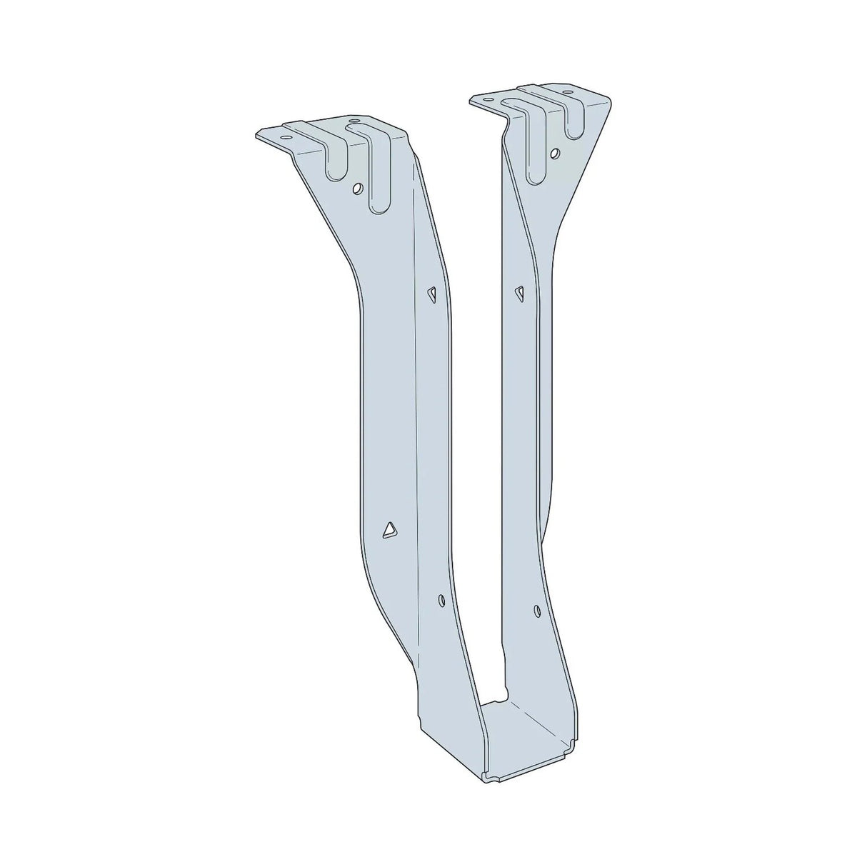 Simpson Strong-Tie JB210A (2" x 10") Top Flange Joist Hanger, G90 Galvanized - 2