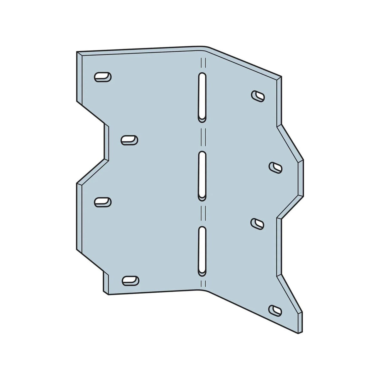 Simpson Strong-Tie LS50 (4-7/8") 18-Gauge Galvanized Adjustable L Angle - 3