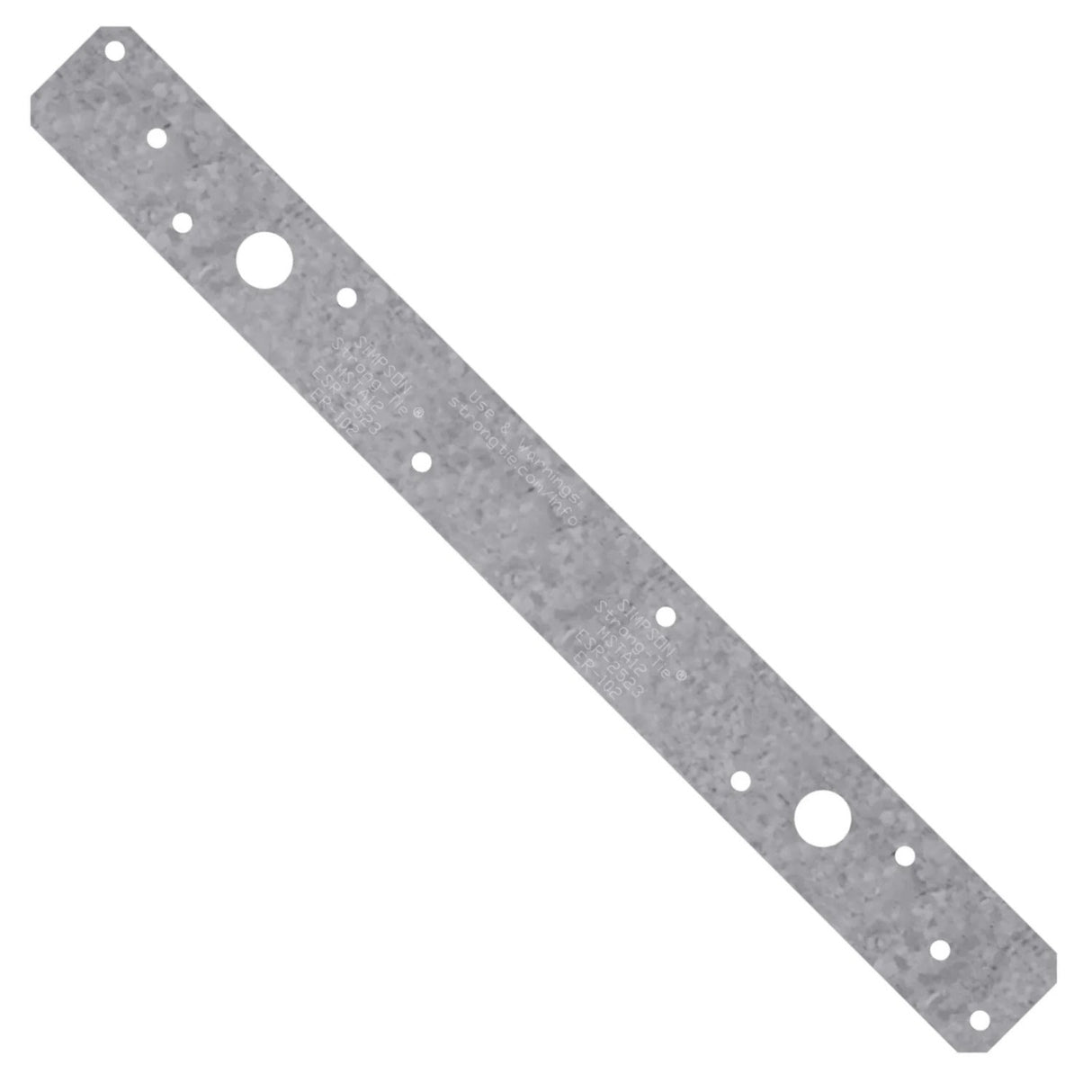 Simpson Strong-Tie MSTA12SS (12") 18-Gauge Stainless Steel Medium Strap Tie