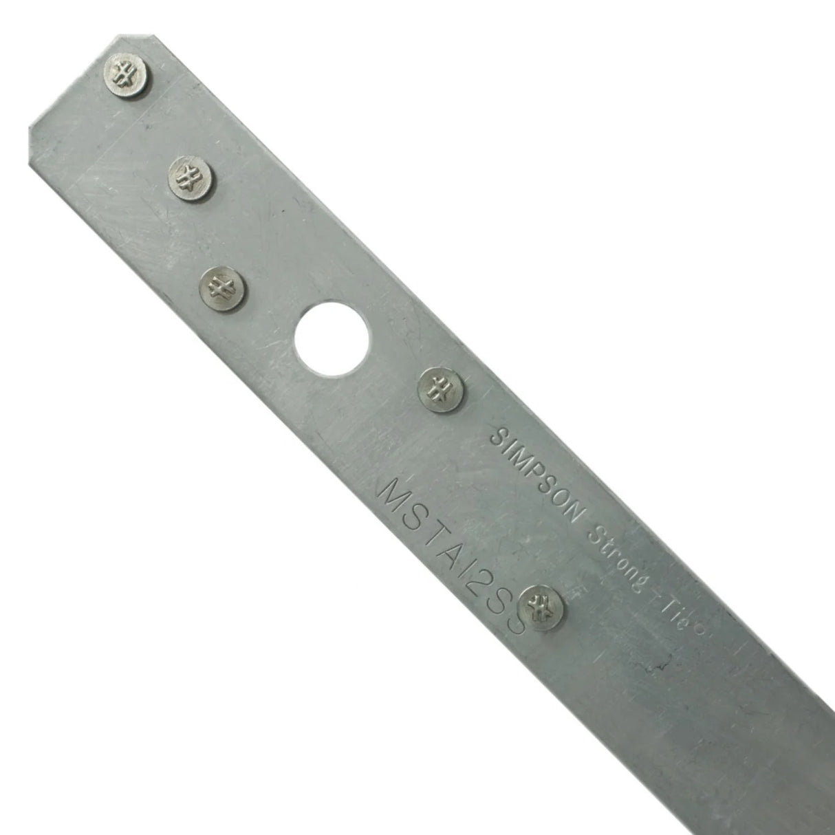 Simpson Strong-Tie MSTA12SS (12") 18-Gauge Stainless Steel Medium Strap Tie - 2