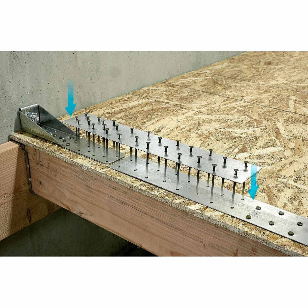 Simpson Strong-Tie MSTD4 (18") 16 Gauge Galvanized Marriage Strap for Panelized Roof Splicing, G90 - 2