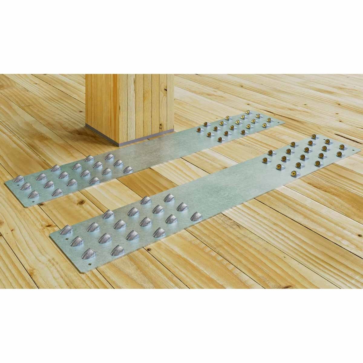 Simpson Strong-Tie MTWS48-8 (8-1/16 in. x 47-5/8 in.) High-Capacity 7-Gauge Mass Timber Washer Strap for CLT and Engineered Wood Connections - 2