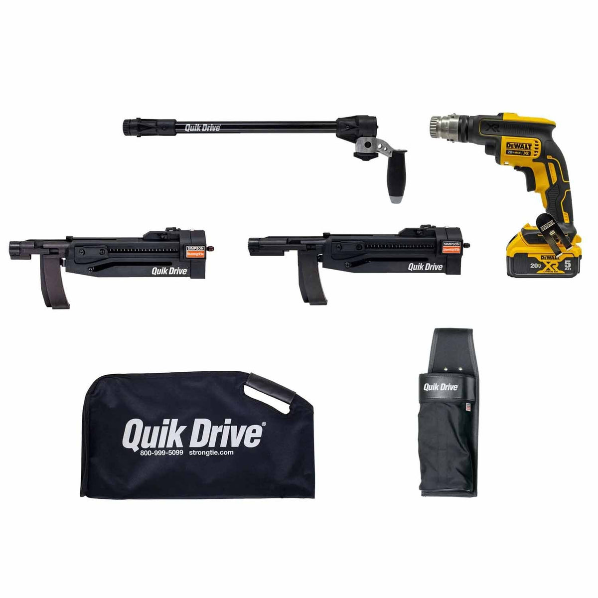 Simpson Strong-Tie PROCCS+DC2K Quik Drive (2000 RPM) Quik Drive Cordless Multi-Purpose Combo System