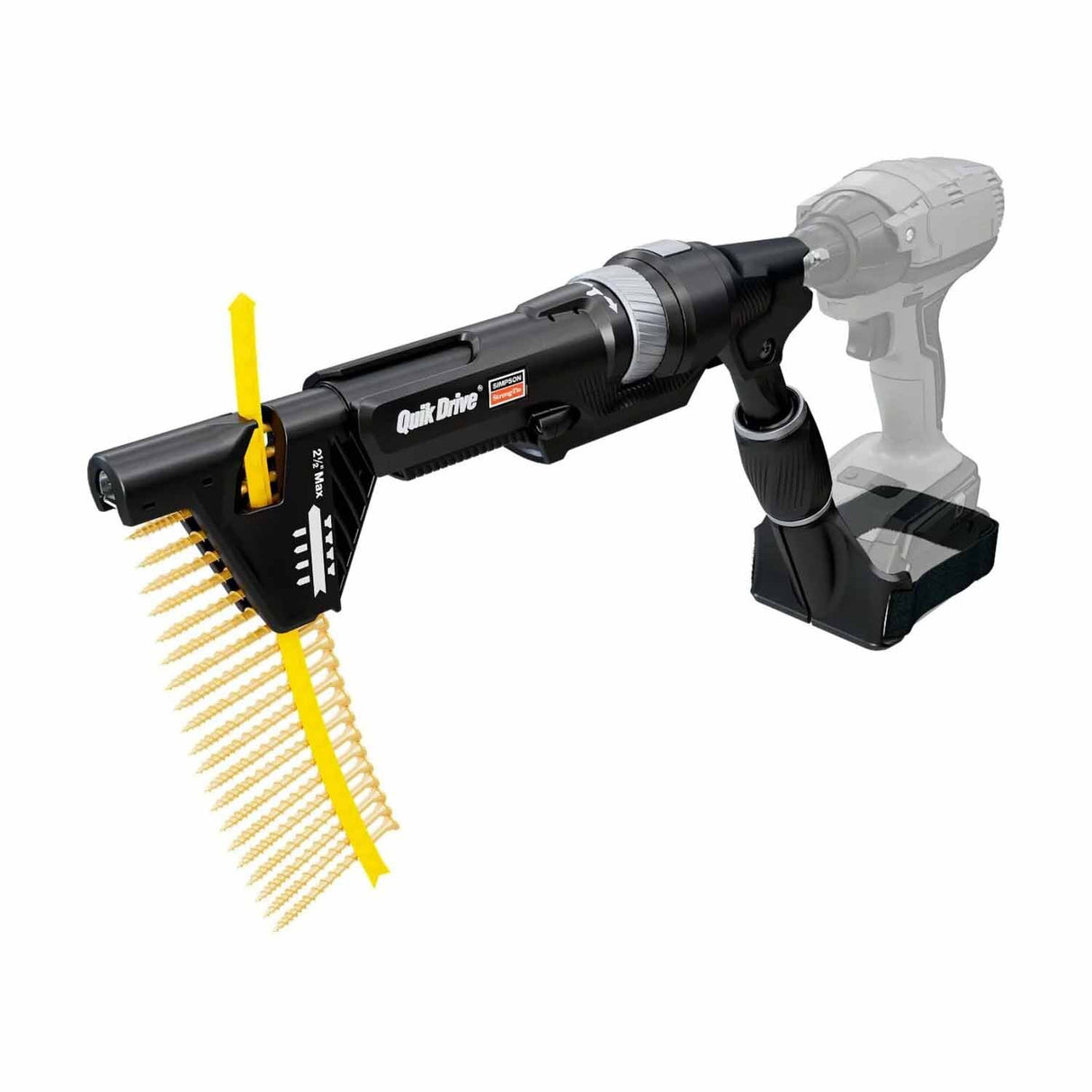 Simpson Strong-Tie QDPROJECTPRO Quik Drive (6-1/2") Project Pro Screw Driving Tool for Fastening Applications - 2