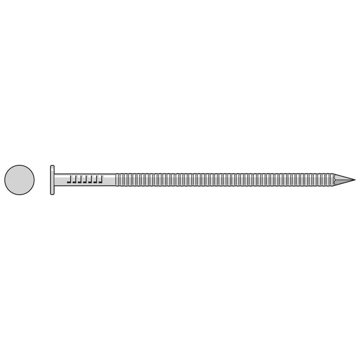 Simpson Strong-Tie S10ACN1 Strong-Drive (3" x .148 in.) Common Nail, Annular Ring Shank, Type 304 Stainless Steel (1 lb.)