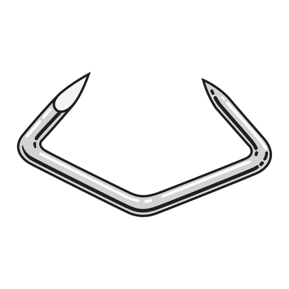 Simpson Strong-Tie S13075HR5 1.57" 13 Gauge Hog Rings, Hill Pattern - 304 Stainless Steel (5 lb.)