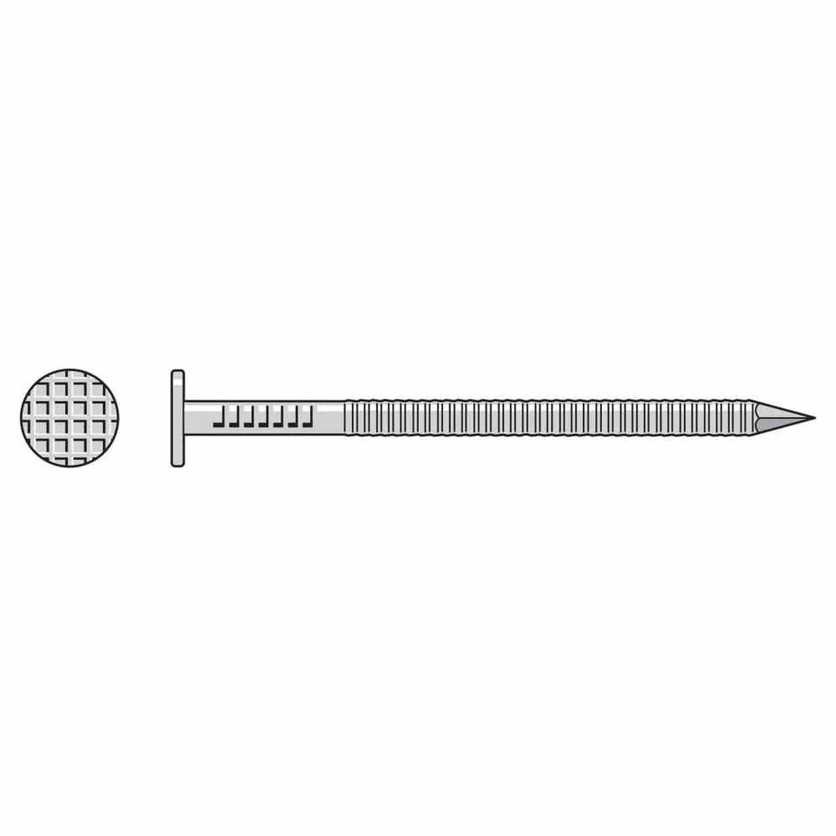 Simpson Strong-Tie S6SND1 (2" x 0.092") Stainless Steel Wood Siding Nail (1 lb. Tub)