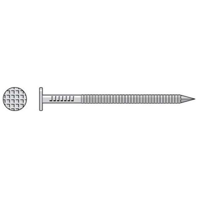 Simpson Strong-Tie S8NCXW1 (2-1/2" x 0.092") Trim Nail, White Painted Head Type 304 Stainless Steel (1 lb. Tub)