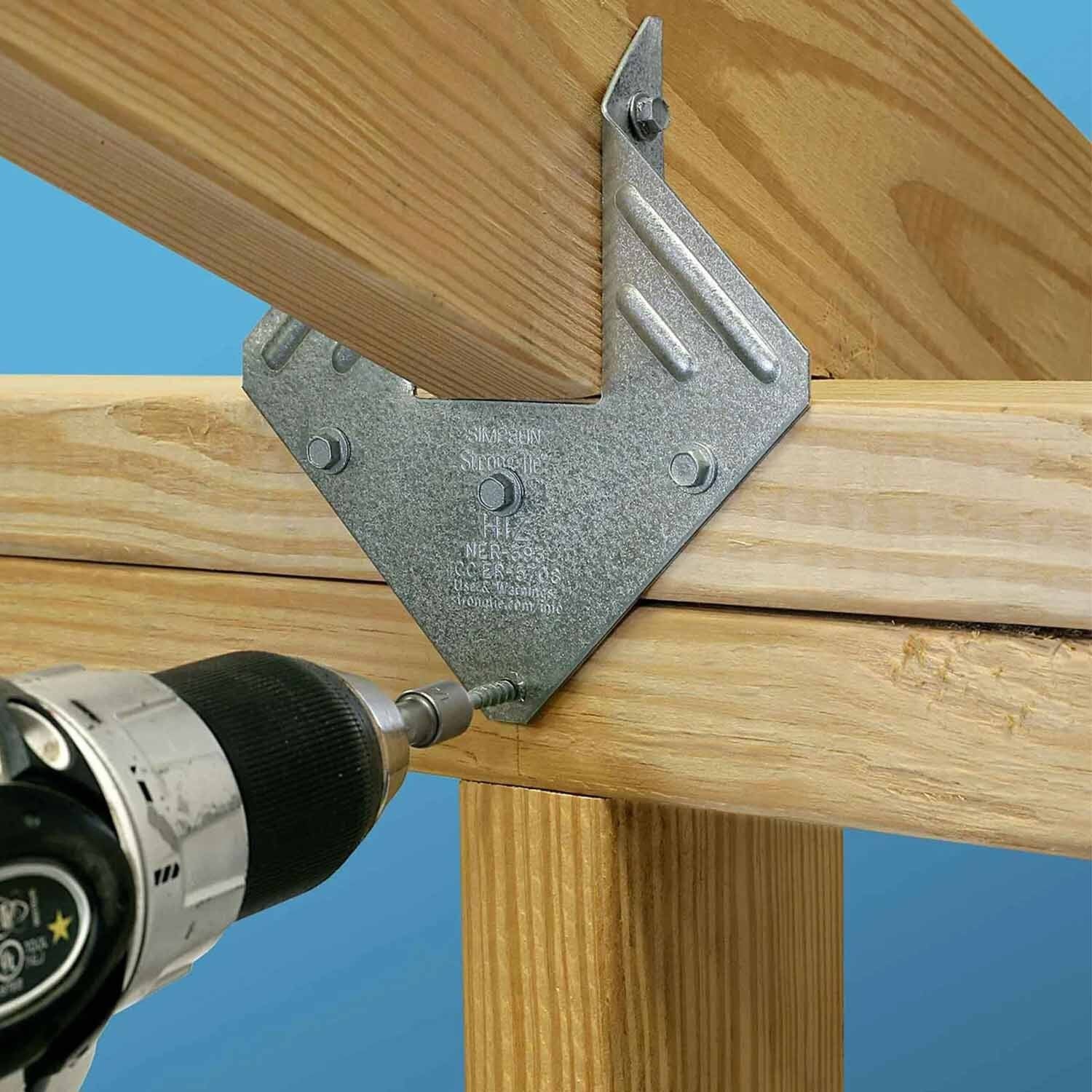 Simpson Strong-Tie SD9112R500 Strong-Drive (#9 x 1-1/2") SD Connector Screw, 1/4" Hex Head, Class 55 (500 Pack) - 2