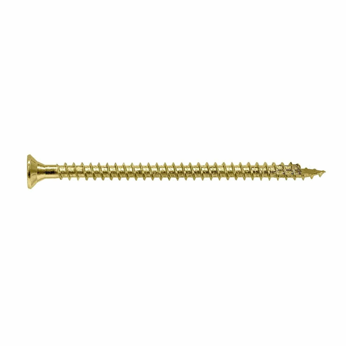 Simpson Strong-Tie SDCF22512 Strong-Drive (0.590" x 5-1/2") T40 Yellow Zinc Timber-CF Screw, Flat Head w/ Nibs (250 Pack)