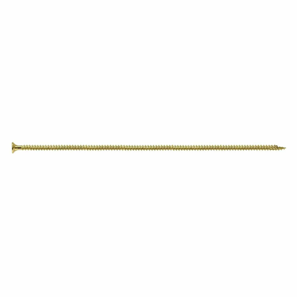 Simpson Strong-Tie SDCF271958 Strong-Drive (0.725" x 19-5/8") T50 Yellow Zinc Timber-CF Screw, Flat Head w/ Nibs (100 Pack)