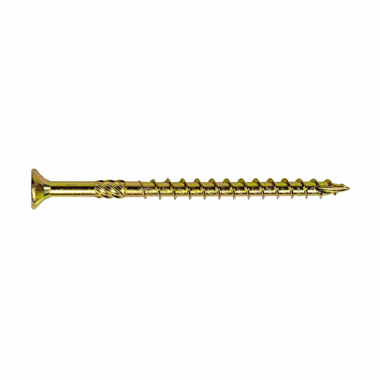 Simpson Strong-Tie SDCP22434 Strong-Drive (0.225" x 4-3/4") T40 Yellow Zinc SDCFC Timber-CFC Screw, Flat Head w/ Nibs (250 Pack)