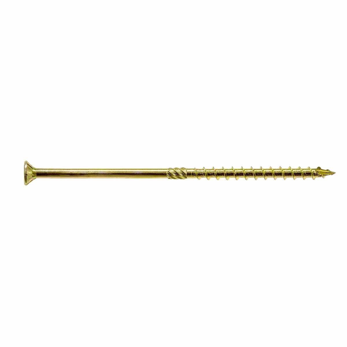 Simpson Strong-Tie SDCP22700 Strong-Drive (0.225" x 7") T40 Yellow Zinc SDCFC Timber-CFC Screw, Flat Head w/ Nibs (250 Pack)